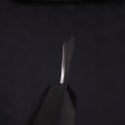 Petty Silver Steel #3 Nashiji Buffalo Magnolia Handle 135mm-[Musashi]-[Japanese-Kitchen-Knives]