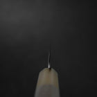 Petty Silver Steel #3 Nashiji Double Buffalo Capped Magnolia Handle 135mm-[Musashi]-[Japanese-Kitchen-Knives]