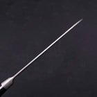 Petty Silver Steel #3 Nashiji Western Black Handle 135mm (5.3”)-[Musashi]-[Japanese-Kitchen-Knives]
