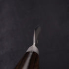 Petty Silver Steel #3 Nashiji Western Handle 135mm (5.3”)-[Musashi]-[Japanese-Kitchen-Knives]