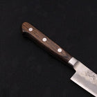 Petty Silver Steel #3 Nashiji Western Handle 135mm (5.3”)-[Musashi]-[Japanese-Kitchen-Knives]