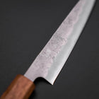 Petty Silver Steel #3 Nashiji Yaki Urushi Handle 135mm (5.3”)-[Musashi]-[Japanese-Kitchen-Knives]