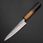 Petty Silver Steel #3 Nashiji Yaki Urushi Handle 135mm-[Musashi]-[Japanese-Kitchen-Knives]