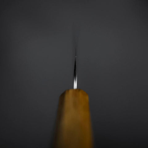 Petty Silver Steel #3 Nashiji Yaki Urushi Handle 135mm-[Musashi]-[Japanese-Kitchen-Knives]