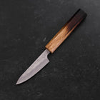 Petty Silver Steel #3 Nashiji Yaki Urushi Handle 85mm (3.3”)-[Musashi]-[Japanese-Kitchen-Knives]