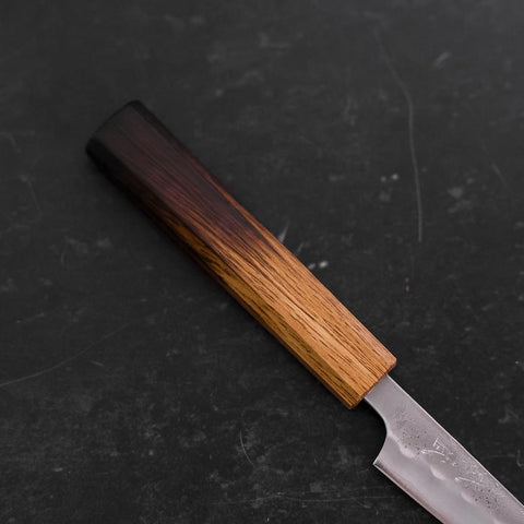 Petty Silver Steel #3 Nashiji Yaki Urushi Handle 85mm (3.3”)-[Musashi]-[Japanese-Kitchen-Knives]