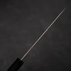 Petty Silver Steel #3 Nawame Buffalo Magnolia Handle 135mm-[Musashi]-[Japanese-Kitchen-Knives]