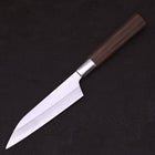 Petty Silver Steel #3 Walnut Hamachidori Handle 135mm (5.3”)-[Musashi]-[Japanese-Kitchen-Knives]