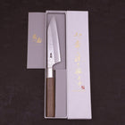 Petty Silver Steel #3 Walnut Karakusa Handle 135mm (5.3”)-[Musashi]-[Japanese-Kitchen-Knives]