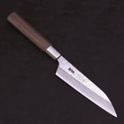 Petty Silver Steel #3 Walnut Karakusa Handle 135mm (5.3”)-[Musashi]-[Japanese-Kitchen-Knives]