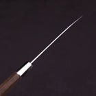Petty Silver Steel #3 Walnut Kemanmon Handle 135mm (5.3”)-[Musashi]-[Japanese-Kitchen-Knives]