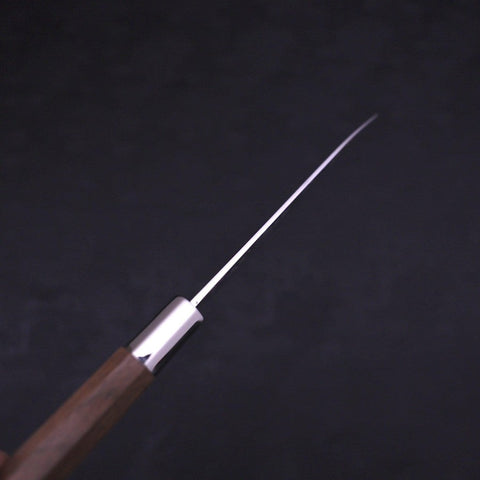Petty Silver Steel #3 Walnut Sakura Handle 135mm (5.3”)-[Musashi]-[Japanese-Kitchen-Knives]