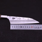 Petty Silver Steel #3 Walnut Sakura Handle 135mm (5.3”)-[Musashi]-[Japanese-Kitchen-Knives]