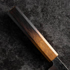 Petty Stainless Clad AUS-8 Kurouchi Tsuchime Yaki Urushi Handle 155mm-[Musashi]-[Japanese-Kitchen-Knives]