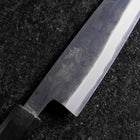 Petty Stainless Clad Blue Steel #2 Kurouchi Green Urushi Handle 150mm (5.9”)-[Musashi]-[Japanese-Kitchen-Knives]