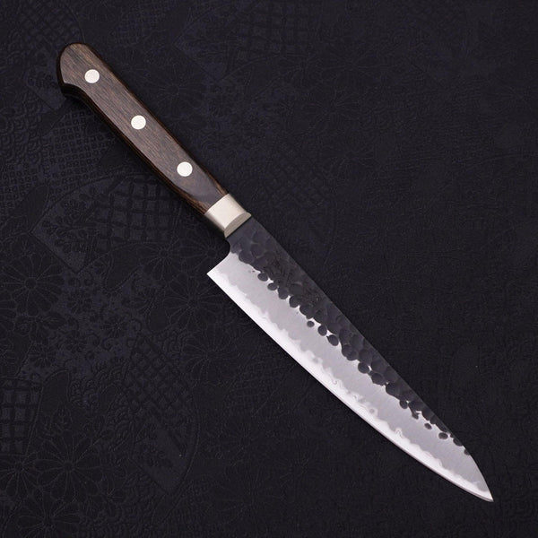 Petty Stainless Clad Blue Super Kurouchi Tsuchime Western Handle