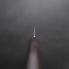 Petty Stainless Clad Blue Super Polished Ebony Handle 145mm-[Musashi]-[Japanese-Kitchen-Knives]