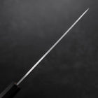 Petty Stainless Clad Blue Super Polished Ebony Handle 145mm-[Musashi]-[Japanese-Kitchen-Knives]