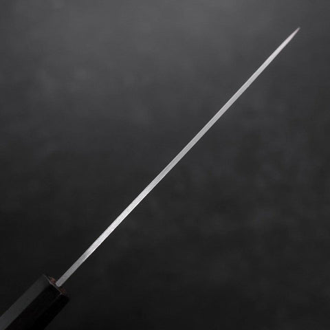 Petty Stainless Clad Blue Super Polished Ebony Handle 145mm-[Musashi]-[Japanese-Kitchen-Knives]