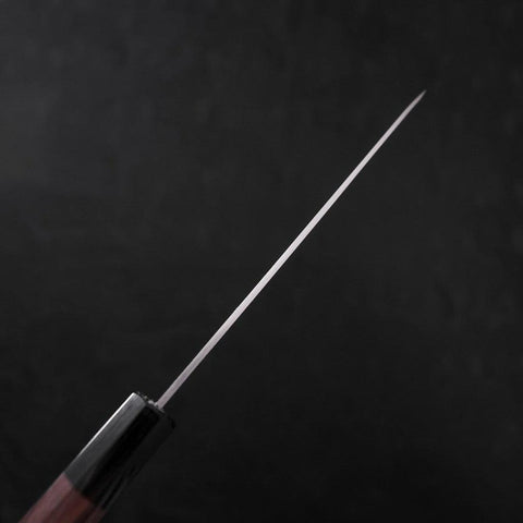 Petty Stainless Clad Blue Super Polished Shitan Handle 150mm (5.9”)-[Musashi]-[Japanese-Kitchen-Knives]