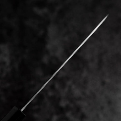Petty Stainless Clad Blue Super Polished Shitan Handle 150mm (5.9”)-[Musashi]-[Japanese-Kitchen-Knives]