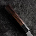 Petty Stainless Clad Blue Super Polished Shitan Handle 150mm (5.9”)-[Musashi]-[Japanese-Kitchen-Knives]