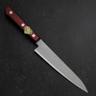 Petty Stainless Clad Blue Super Polished Western Black Red Handle 150mm (5.9”)-[Musashi]-[Japanese-Kitchen-Knives]