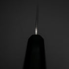 Petty Stainless Clad Blue Super Tsuchime Buffalo Ebony Handle 135mm-[Musashi]-[Japanese-Kitchen-Knives]