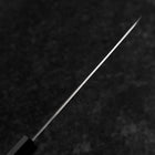 Petty Stainless Clad White Steel #2 Polished Buffalo Ebony Handle 170mm-[Musashi]-[Japanese-Kitchen-Knives]