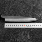 Petty Stainless Clad White Steel #2 Polished Buffalo Ebony Handle 170mm-[Musashi]-[Japanese-Kitchen-Knives]