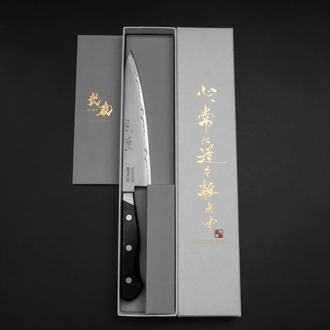 Petty Sweden Stainless Steel Polished Western Handle 150mm-[Musashi]-[Japanese-Kitchen-Knives]