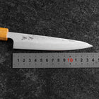 Petty Sweden Steel Nashiji Damascus Yaki Urushi Handle 140mm (5.3”)-[Musashi]-[Japanese-Kitchen-Knives]