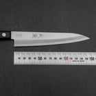 Petty VG-1 Polished Western Black Handle 145mm (Tsuba-nashi) (5.7”)-[Musashi]-[Japanese-Kitchen-Knives]