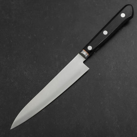 Petty VG-1 Polished Western Copper Inlay Handle 150mm (5.9”)-[Musashi]-[Japanese-Kitchen-Knives]
