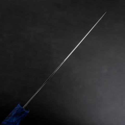 Petty VG-10 Damascus Blue Birch Handle 150mm (5.9”)-[Musashi]-[Japanese-Kitchen-Knives]