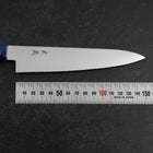 Petty VG-10 Damascus Blue Birch Handle 150mm (5.9”)-[Musashi]-[Japanese-Kitchen-Knives]