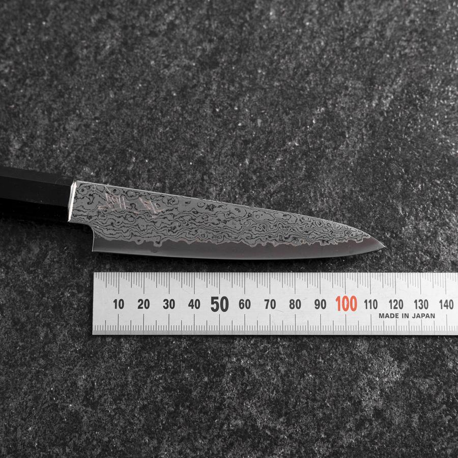 ペティナイフ VG-10 ダマスカス 黒檀柄 120mm – MUSASHI