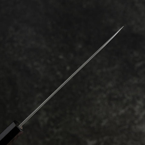 Petty VG-10 Damascus Buffalo Ebony Handle 135mm (5.3”)-[Musashi]-[Japanese-Kitchen-Knives]