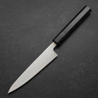 Petty VG-10 Damascus Buffalo Ebony Handle 140mm (5.5”)-[Musashi]-[Japanese-Kitchen-Knives]