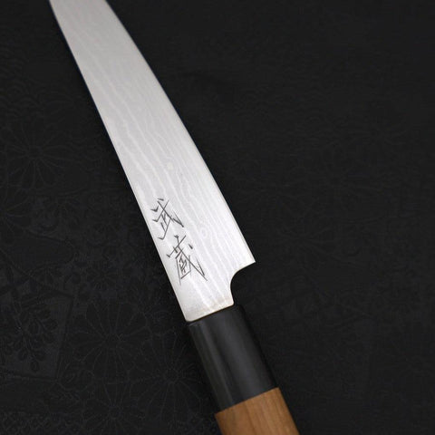 Petty VG-10 Damascus Cherry Handle 130mm (5.1”)-[Musashi]-[Japanese-Kitchen-Knives]