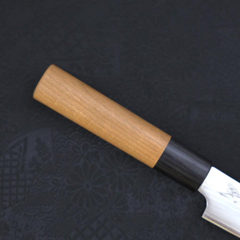 Petty VG-10 Damascus Cherry Handle 130mm (5.1”)-[Musashi]-[Japanese-Kitchen-Knives]
