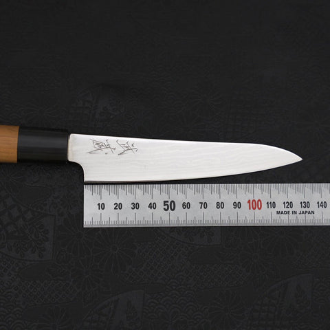 Petty VG-10 Damascus Cherry Handle 130mm (5.1”)-[Musashi]-[Japanese-Kitchen-Knives]