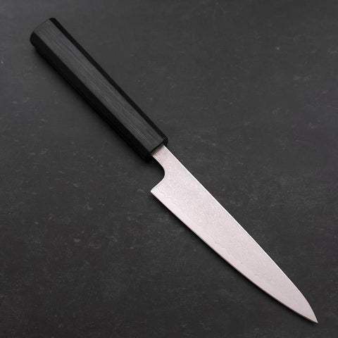 Petty VG-10 Damascus Dark Blue Urushi Handle 140mm (5.5”)-[Musashi]-[Japanese-Kitchen-Knives]