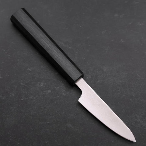 Petty VG-10 Damascus Dark Blue Urushi Handle 85mm (3.3”)-[Musashi]-[Japanese-Kitchen-Knives]