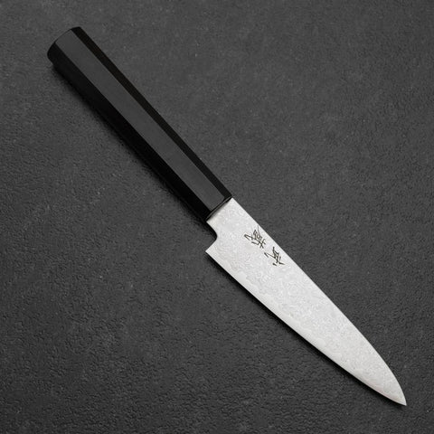 Petty VG-10 Damascus Ebony Handle 120mm (4.7”)-[Musashi]-[Japanese-Kitchen-Knives]