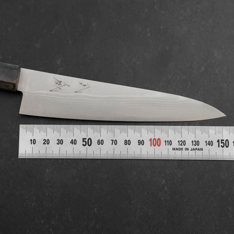Petty VG-10 Damascus Marbled Maple Handle 150mm (5.9”)-[Musashi]-[Japanese-Kitchen-Knives]