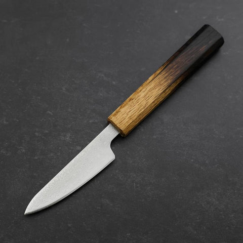 Petty VG-10 Damascus Yaki Urushi Handle 85mm (3.3”)-[Musashi]-[Japanese-Kitchen-Knives]