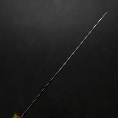 Petty VG-10 Damascus Yellow-Brown Birch Handle 150mm-[Musashi]-[Japanese-Kitchen-Knives]