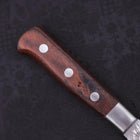 Petty VG-10 Mirror Tsuchime Damascus Mahogany Handle 135mm (5.3”)-[Musashi]-[Japanese-Kitchen-Knives]