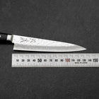 Petty VG-10 Mirror Tsuchime Damascus Western Black Handle 135mm (5.3”)-[Musashi]-[Japanese-Kitchen-Knives]